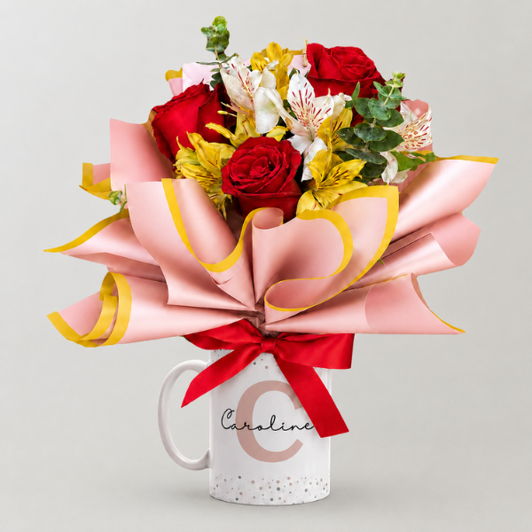 Buqu� na Caneca Personalizada